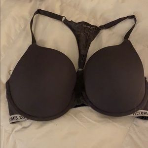 Grey bra raserback